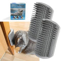 Cat Self-Grooming Corner Arch Brush — Wall & Floor Mounted LUSHYLIFE