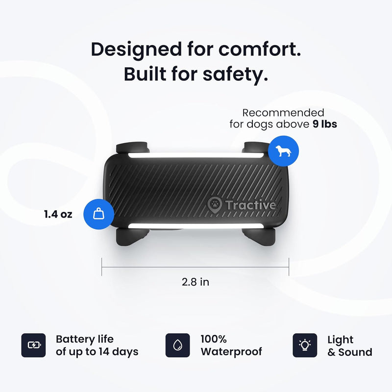 GPS Pet Tracker Collar Attachment — Real-Time Location App