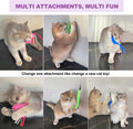 Feather Wand Cat Teaser Toy — Retractable 100cm Wand LUSHYLIFE