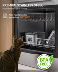 Cat Water Fountain — Ultra-Quiet Filter Pump, 2.5L LUSHYLIFE