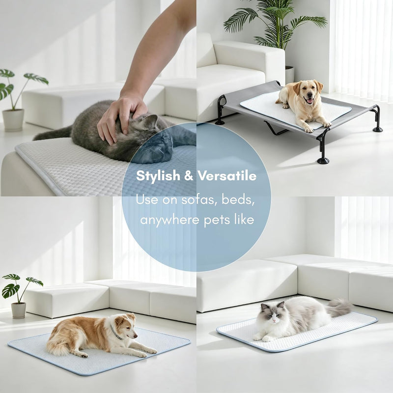 Cat Cooling Water Bed Ice Mat — Summer Sleeping Pad