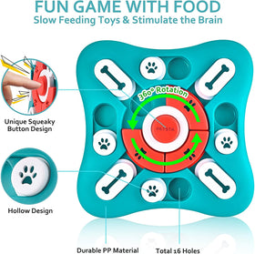Pet Puzzle Enrichment Toy — Multi-Level Mental Stimulation LUSHYLIFE