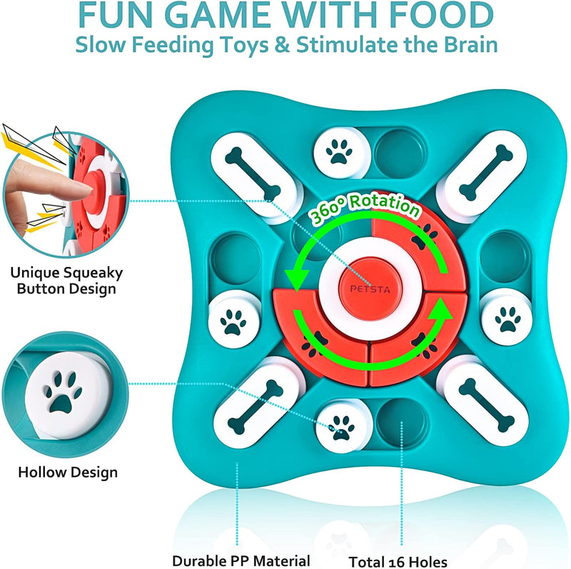 Pet Puzzle Enrichment Toy — Multi-Level Mental Stimulation