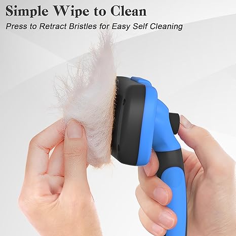 Professional Slicker Brush for Double-Coated Dogs & Cats