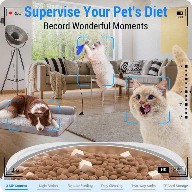 Smart Automated Pet Treat Dispenser with Camera