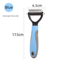Professional Double-Sided Deshedding Brush for Dogs & Cats LUSHYLIFE